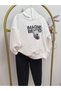 Teddy Bear Designed Boy's Hooded Suit - 3