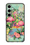 Protective Case Anti Scratch Shock Proof Bumper Cover For Samsung Galaxy S24 Plus Pink Flamingoes