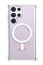 Case for Samsung Galaxy S23 Ultra Compatible with MagSafe, Shockproof Phone Bumper Cover Voyage