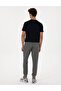 Anthracite Melange Slim Fit 3 Thread Elasticated Cuffed Sweatpants 50317676-Vr081 - 4