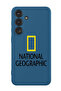 Protective Liquid Silicone Shockproof Case For Samsung Galaxy S24 Plus (Blue) - National Geography