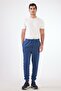 Men's Regular Fit Light Navy Blue Sweatpants - 3