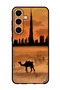 Protective Case For Samsung Galaxy S24 Plus Sunset Camel Burj Khalifa