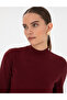 Vişne Slim Fit Half Fisherman Basic Sweater 50310887-Vr223 - 2