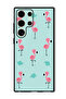 Protective Case Anti Scratch Shock Proof Bumper Cover For Samsung Galaxy S24 Ultra Flamingo Pattern