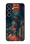 Protective Case Anti Scratch Shock Proof Bumper Cover For Samsung Galaxy S24 Plus Night Market