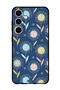 Protective Case Anti Scratch Shock Proof Bumper Cover For Samsung Galaxy S24 Plus Round FLowers