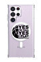Case for Samsung Galaxy S23 Ultra Compatible with MagSafe, Shockproof Cover Basketball black