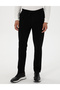 Black Slim Fit 3 Thread Straight Leg Sweatpants 50317670-Vr046 - 2