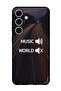 Protective Case Anti Scratch Shock Proof Bumper Cover For Samsung Galaxy S24 Plus Music Word