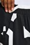 Plus Size Elastic Waist Abstract Patterned Wide Leg Trousers with Pockets 304089 - 5