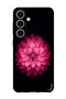 Protective Case For Samsung Galaxy S24 Plus Pink Flower At Center