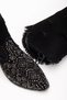 Women's Black Denim Western Cowboy Boots - 6