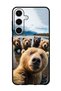 Protective Case Anti Scratch Shock Proof Bumper Cover For Samsung Galaxy S24 Plus Bear Selfie
