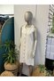 Women's Stylish Linen Dress with Front Buttons - 2