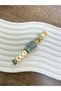 Roman Numeral Women's Wristwatch with Zircon Stone Detail - 4