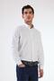 Blue Square Pattern Men's Shirt - Regular Fit - 4