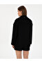 Black Comfort Fit Wool Blend Melton Coat 50314272-Vr046 - 5