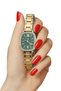 Roman Numeral Women's Wristwatch with Zircon Stone Detail