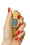 Roman Numeral Women's Wristwatch with Zircon Stone Detail