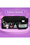 Sanrio Kuromi Kawaii Black Pencil Case – High Capacity Multi-Eye Pen Holder