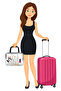 Vacation, Beach, Cosmetics, Make-up Care Bag Set, Transparent Waterproof, 3 Pieces Bag - 5