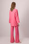 Zipped Tunic Pants Crepe Set - 4