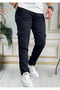 Men's Jeans Panyalon Cargo Pocket High Waist Dume Zipper Flexible Lycra Comando - 2