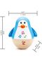 Penguin Musical Wobbler | Colorful Wobbling Melody Penguin Toy for Kids 6 Months+, Tinkling Sound - 6