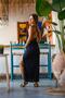 Black Color Aphrodite Hair Braided Muslin Dress - 7