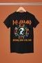 Def Leppard Printed Cotton Short Sleeve Regular Fit Rock Tshirt