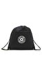 Supertaboo Lite Unisex Medium Backpack (With Drawstring) - Black
