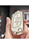 For Citroen C1 C2 C3 C4 C5 Peugeot 306 407 807 Ds Ds4 Ds6 Compatible Nano Key Case Cover White Silver Color