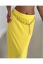 Women's Elastic Waist Comfortable Fit Long Stretch Viscosse Fabric Skirt Height 100 cm Belt Not Included - 7