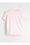 Crew Neck Printed Women's T-Shirt - 6