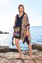 Women's Floral Patterned Strap 3-Piece Bottom Top Set 25056 - 4