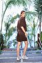 Women's Short Sleeve Crew Neck Bottom Top Suit 25085 - 7