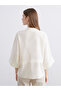 Özmarka New Season White Oversize Women's Shirt - 4