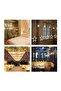 10-Star LED String Curtain Light Yellow 8.2x2.6feet - 3