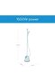 Garment Steamer with 1500W Power, 1.4L Large Water Tank, 3 Power Levels - 3
