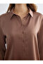 Oversize Satin Women's Shirt - 3