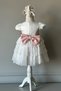 Custom Designed Girls' Formal Dress, Layered Skirt, Floral Details, Lace Details, with Accessories_M2459 - 6