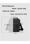 Sling Crossbody Bag Small Shoulder Backpack for Men Chest Bags Casual Daypack for Business T - 6