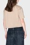 100% Cotton Cropped Fit Crew Neck Logo t Shirt t Shirt Xw001364 Af15085 - 3