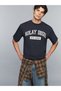 Esvab • Modern & Distinctive Zero Roba Collar Slogan Printed Combed Cotton Men's T-Shirt