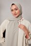 Light Khaki Plain Trend Shawl - 2
