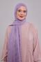 Lilac Geometric Pattern Grazia Shawl - 3