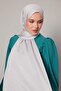 Silver Mini Lvd Printed Jacquard Shawl - 2
