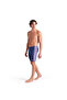 Racing Stripe Men's Navy Blue Swimmer Swimsuit 009078750 - 3