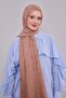 Salmon Geometric Pattern Grazia Shawl - 3